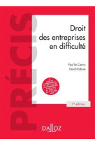 Droit des entreprises en difficulte. 9e ed.