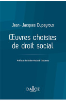 Oeuvres choisies de droit social