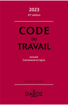 Code du travail 2023 87ed - annote, commente en ligne