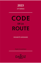 Code de la route 2023 23ed - annote #038; commente