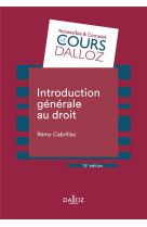 Introduction generale au droit (15e edition)