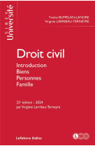 Droit civil 23ed 2024 - introduction, biens, personnes, famille