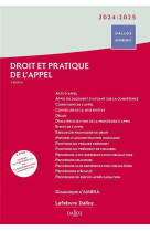 Droit et pratique de l'appel (edition 2024/2025)