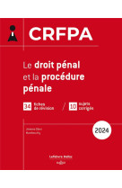 Crfpa 2024 - le droit penal et la procedure penale