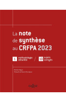 La note de synthese au crpfa (edition 2023)