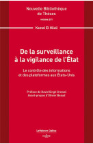 De la surveillance a la vigilance de l'état. volume 231