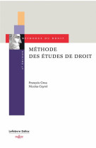 Methode des etudes de droit. conseils pour le cas pratique, le commentaire et la dissertation (6e edition)