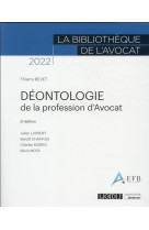 Deontologie de la profession d'avocat (5e edition)