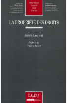 La propriete des droits