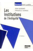 Les institutions de l'antiquite (8e edition)