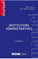 Institutions administratives (8e edition)