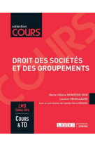 Droit des societes et des groupements (3e edition)