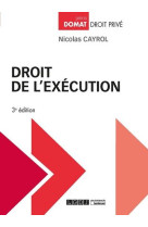 Droit de l'execution (3e edition)