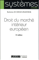 Droit du marche interieur europeen (5e edition)