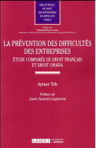 La prevention des difficultes des entreprises  -  etude comparee de droit francais et droit ohada