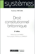 Droit constitutionnel britannique 2eme edition