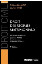 Droit des regimes matrimoniaux