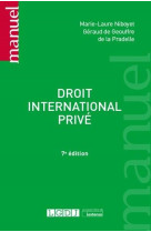Droit international prive (7e edition)