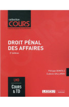 Droit penal des affaires (3e edition)