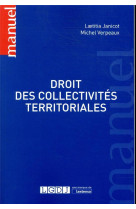 Droit des collectivites territoriales