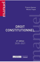 Droit constitutionnel (edition 2020/2021)