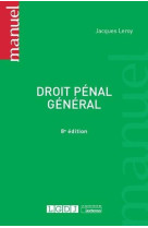 Droit penal general (8e edition)