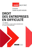 Droit des entreprises en difficulte (12e edition)