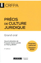 Precis de culture juridique  -  grand oral crfpa