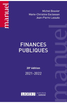 Finances publiques (edition 2021/2022)