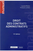 Droit des contrats administratifs