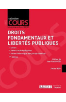 Droits fondamentaux et libertes publiques - cours - tests d'autoevaluation - index thematique des ju