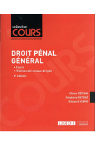 Droit penal general - cours - themes de travaux diriges