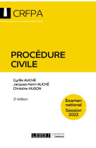 Procedure civile - crfpa - examen national session 2022