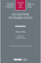 Les sanctions pecuniaires civiles