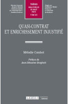 Quasi-contrat et enrichissement injustifie t.625