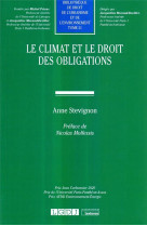 Le climat et le droit des obligations