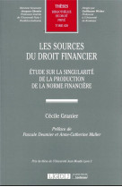 Les sources du droit financier t.628 : etude sur la singularite de la production de la norme financiere