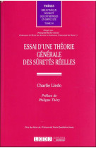 Essai d'une theorie generale des suretes reelles