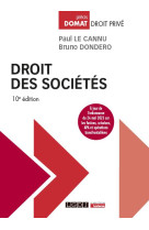 Droit des societes : à jour de l'ordonnance du 24 mai 2023 sur les fusions, scissions, apa et operations transfrontalieres (10e edition)