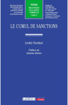 Le cumul de sanctions - tome 73