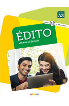 Edito a2 - edition 2015-2018 - livre + dvd + numerique inclus