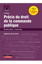 Precis du droit de la commande publique  -  marches publics, concessions (6e edition)