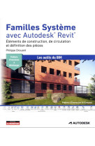 Familles systeme avec autodesk revit : elements de construction, de circulation et definition des pieces