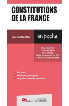Constitutions de la france (7e edition)