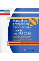 Manuel de preparation aux concours d'acces aux ia 2020 (6e edition)