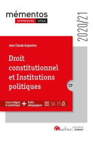 Droit constitutionnel et institutions politiques (edition 2020/2021)