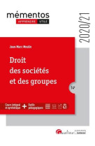 Droit des societes et des groupes (edition 2020/2021)