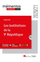 Les institutions de la ve republique (edition 2020/2021)