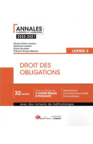 Droit des obligations  -  l2 (edition 2020/2021)