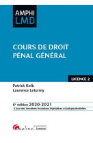 Cours de droit penal general (edition 2020/2021)